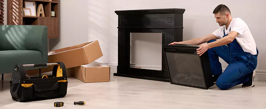 Old Rusted Metal Fireplace Repair And Replacement in Goodyear, AZ
