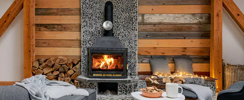 Thelin Hearth Products Direct Vent Gas Stove Fireplace Inspection in Goodyear, Arizona
